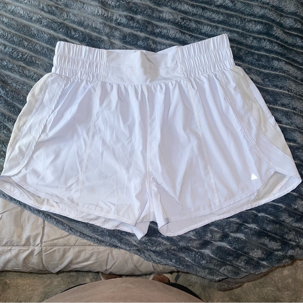 Balance Athletica White Athletic Shorts Lightweight Comfort